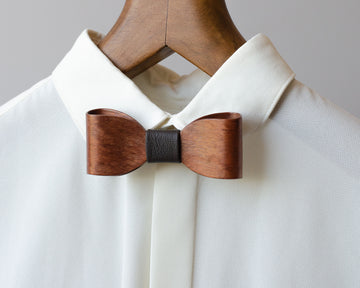Wooden Bowtie. Bubinga