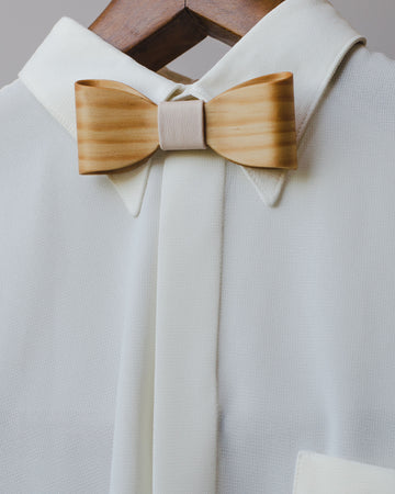White Pine Wooden Bowtie