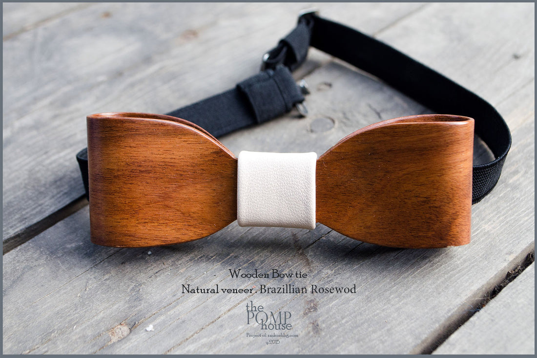 Wooden Bowtiе. Brazilian Rosewood